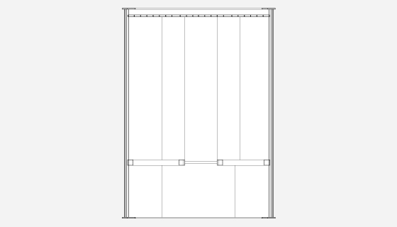 ベンチ向い合せタイプ