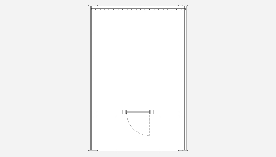 ベンチ正面タイプ