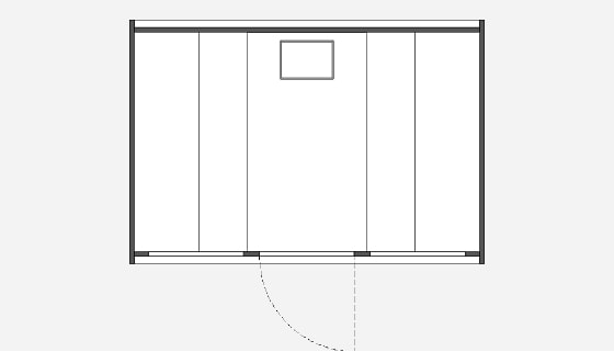 ベンチコの字型タイプ