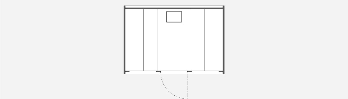 RIISI mini ベンチ横向きタイプ 